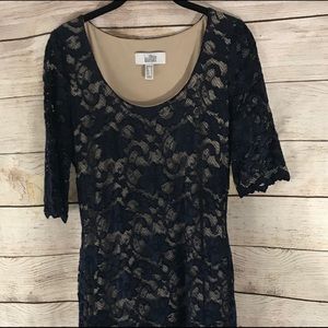 Belle Badgley mischka lace dress